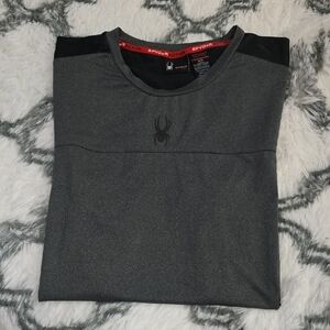 Spyder Charcoal Performance Tee